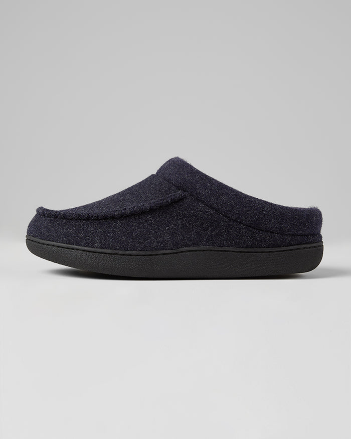 32 Degrees Navy_Men's Indoor-Outdoor slippers {bottom}{right}