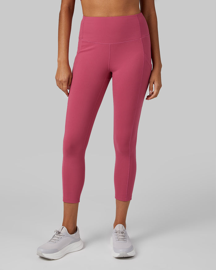 32 Degrees Malaga _ Women's High-Waist Active 7/8 Legging {model: Arantza is 5'9"and size 2 wearing size XS}{bottom}{right} {bottom}{right}