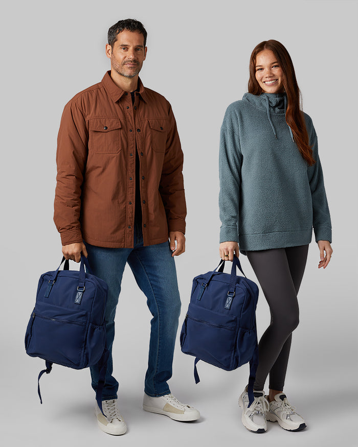 32 Degrees Navy_Outdoor Backpack {bottom}{right}