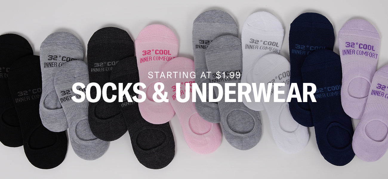 Shop socks & underwear