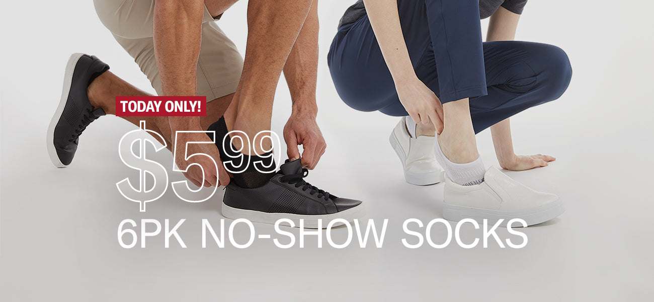 SHOP $5.99 NO-SHOW SOCKS