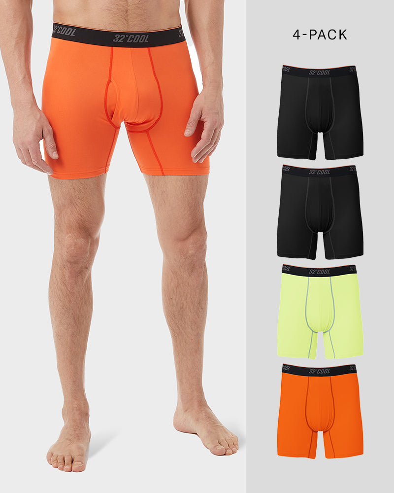 MEN'S 4-PACK COOL ACTIVE BOXER BRIEF