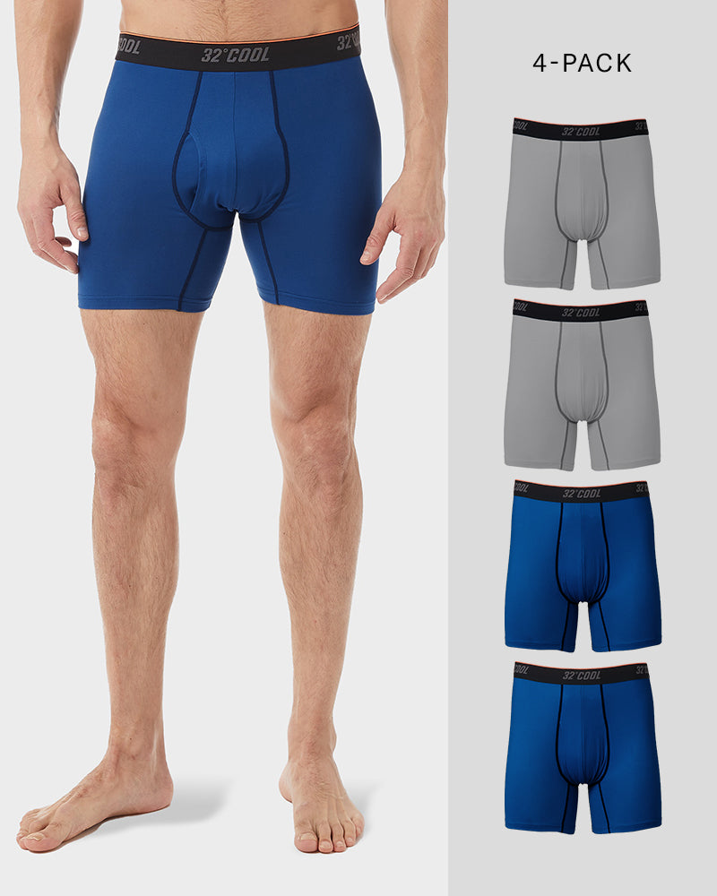 MEN'S 4-PACK COOL ACTIVE BOXER BRIEF