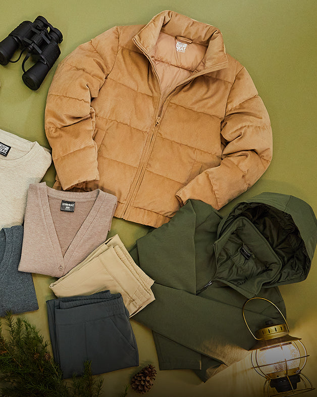 Poly Fill 32 Degrees Hooded Packable Down Puffer Coat Poly Fill 32