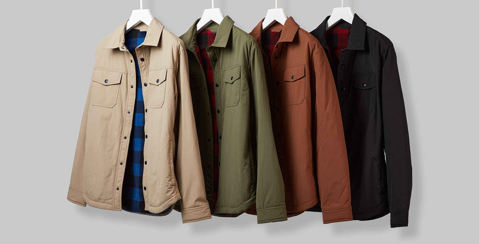 Men's Commuter Tech Fleece-Lined Shirt Jacket