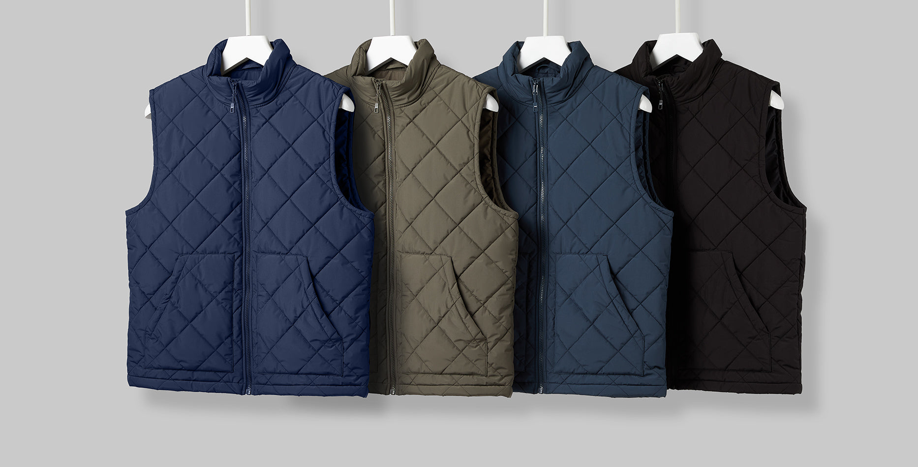 Men's Diamond Quilted Vest