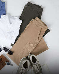 MEN'S STRETCH COMFORT "SWEATPANT" CARGO PANT
