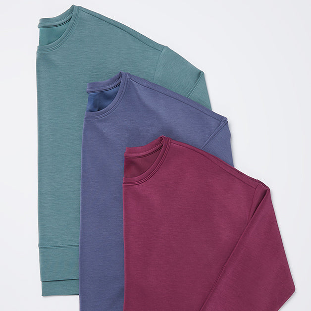 WOMEN'S PRIMA LUXE LONG SLEEVE CREW TOP