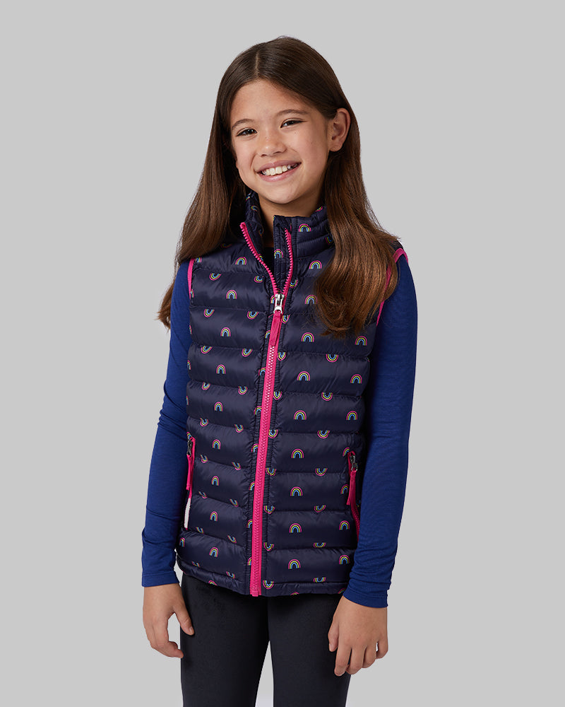 GIRLS' LIGHTWEIGHT PUFFER VEST
