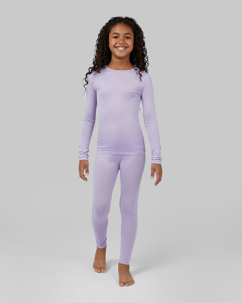 UNISEX KIDS' 2PC BASELAYER TOP & BOTTOM SET