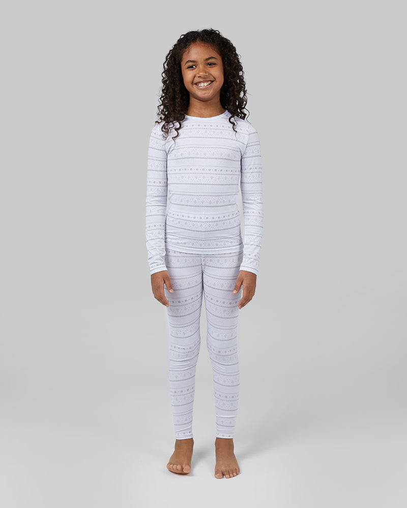 UNISEX KIDS' 2PC BASELAYER TOP & BOTTOM SET