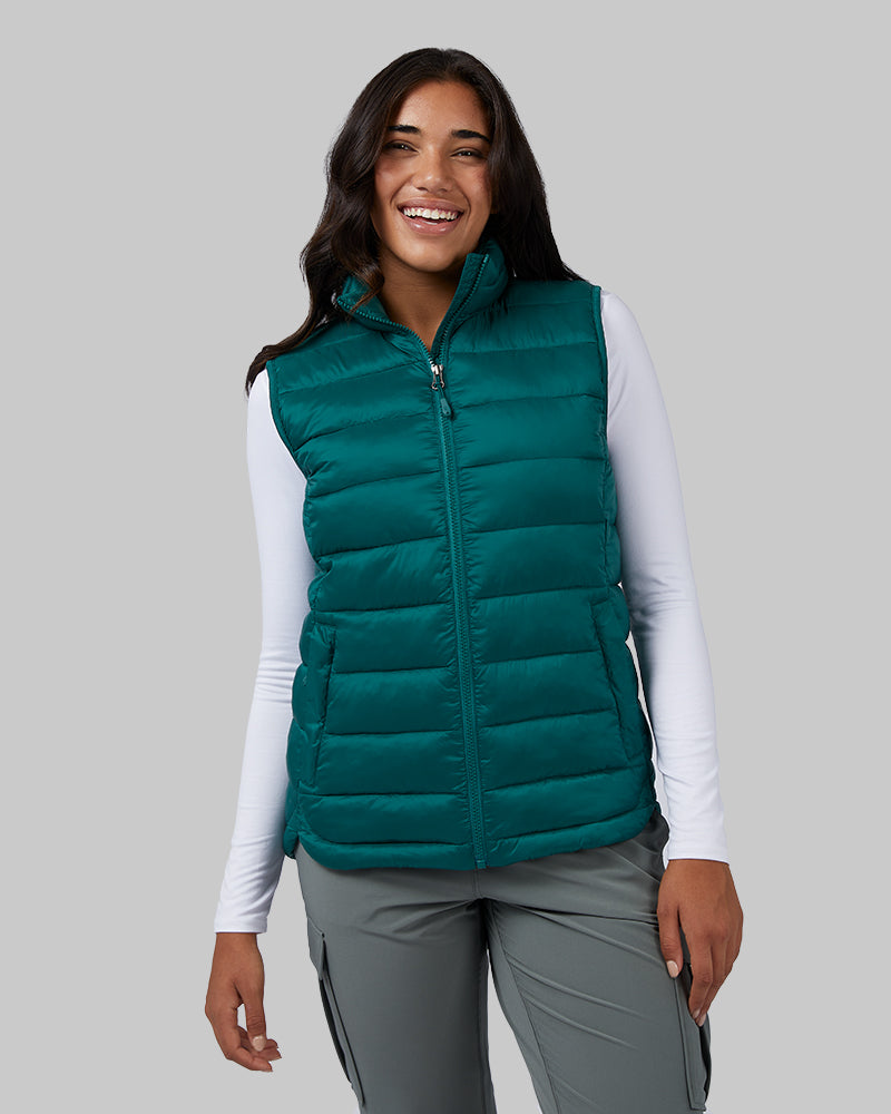 WOMEN'S LIGHTWEIGHT POLY-FILL PACKABLE VEST