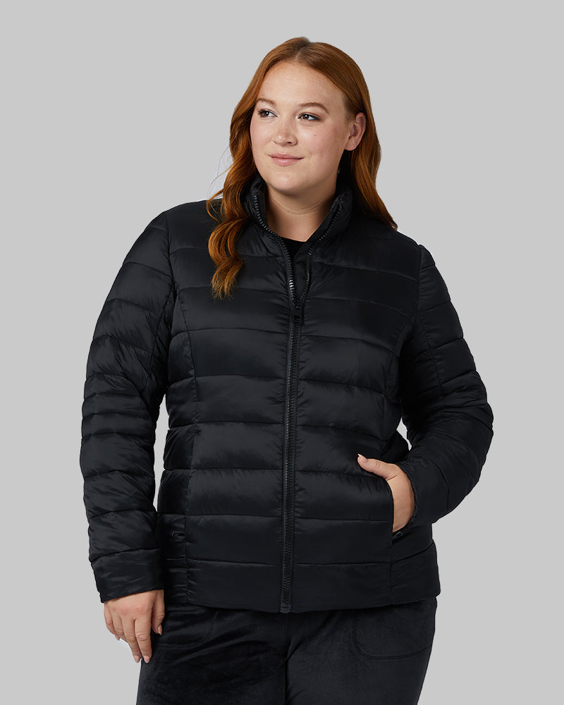 WOMEN'S LIGHTWEIGHT POLY-FILL PACKABLE JACKET