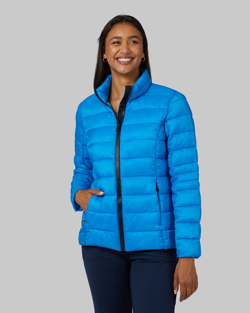 WOMEN'S LIGHTWEIGHT POLY-FILL PACKABLE JACKET