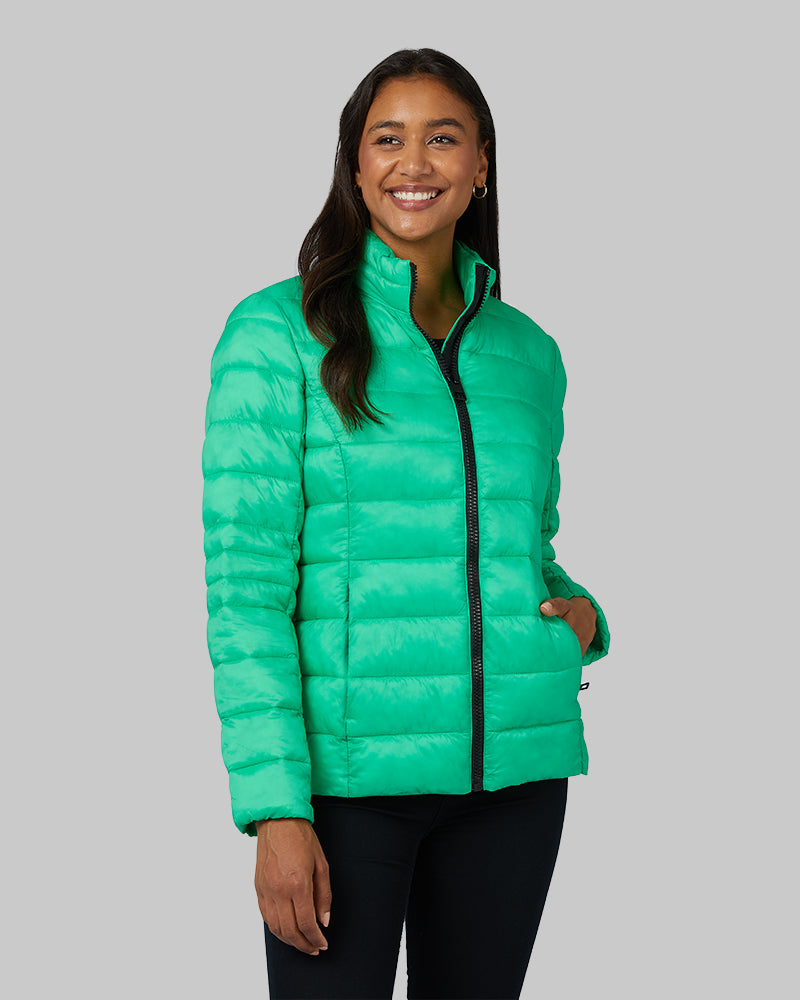 WOMEN'S LIGHTWEIGHT POLY-FILL PACKABLE JACKET