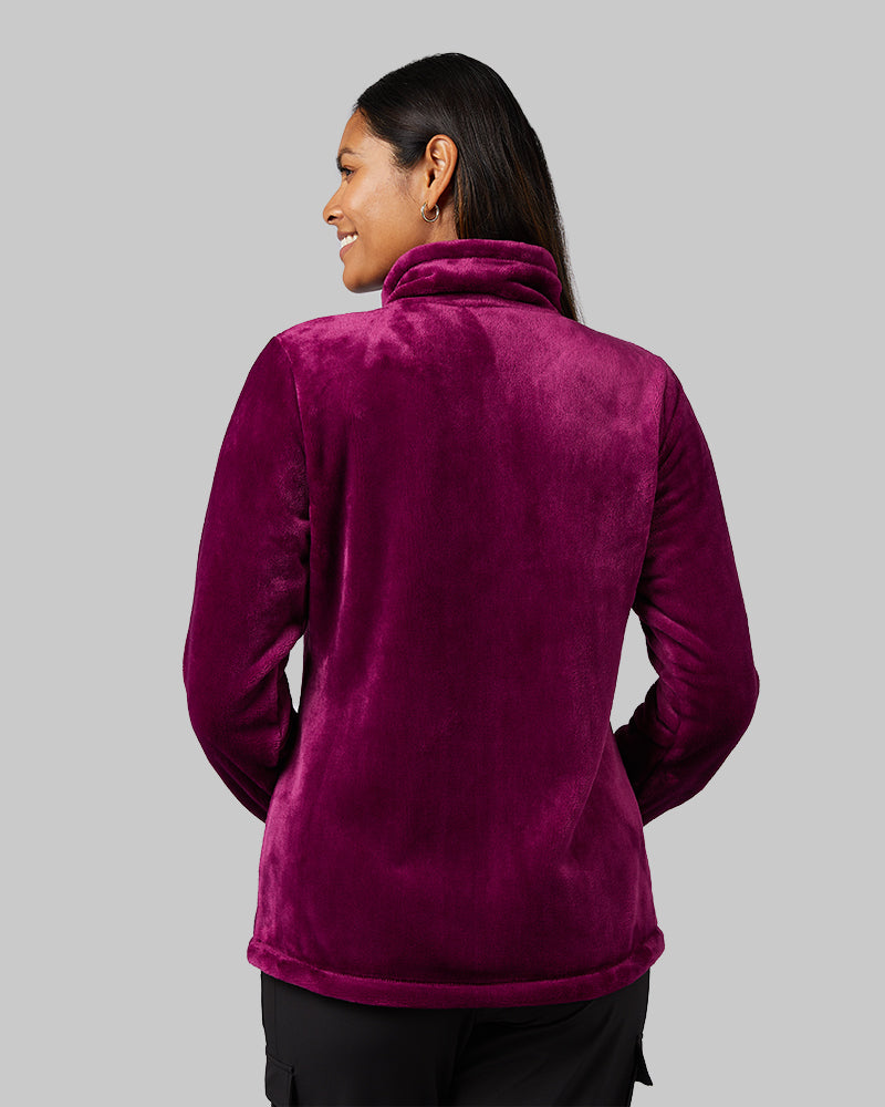 WOMEN'S LUXE FUR FULL-ZIP