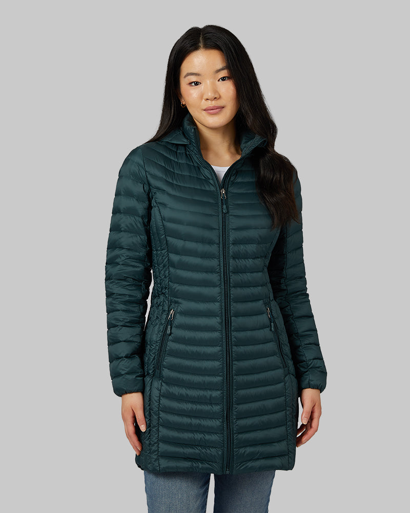 WOMEN'S ULTRA-LIGHT DOWN PACKABLE 3/4 JACKET
