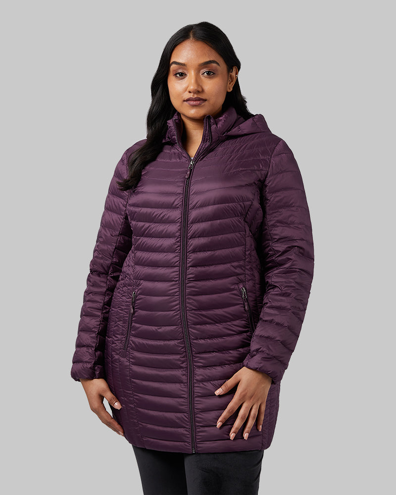 WOMEN'S ULTRA-LIGHT DOWN PACKABLE 3/4 JACKET