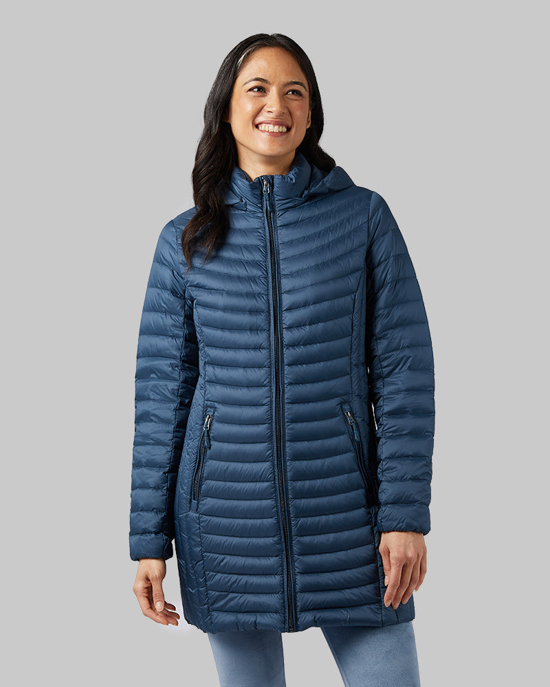 WOMEN'S ULTRA-LIGHT DOWN PACKABLE 3/4 JACKET