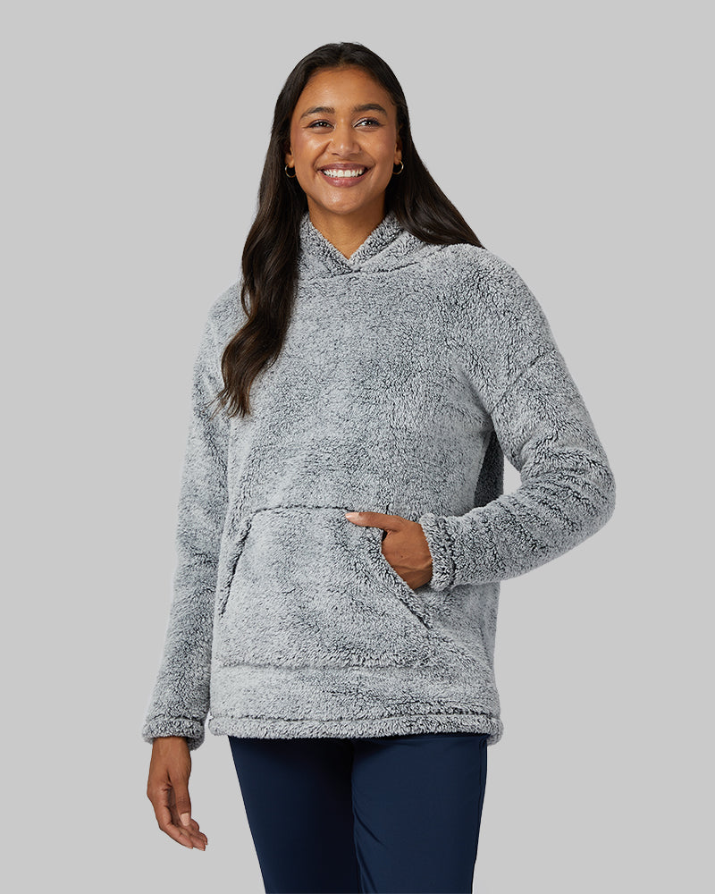 WOMEN'S SOFT SHERPA PULLOVER HOODIE
