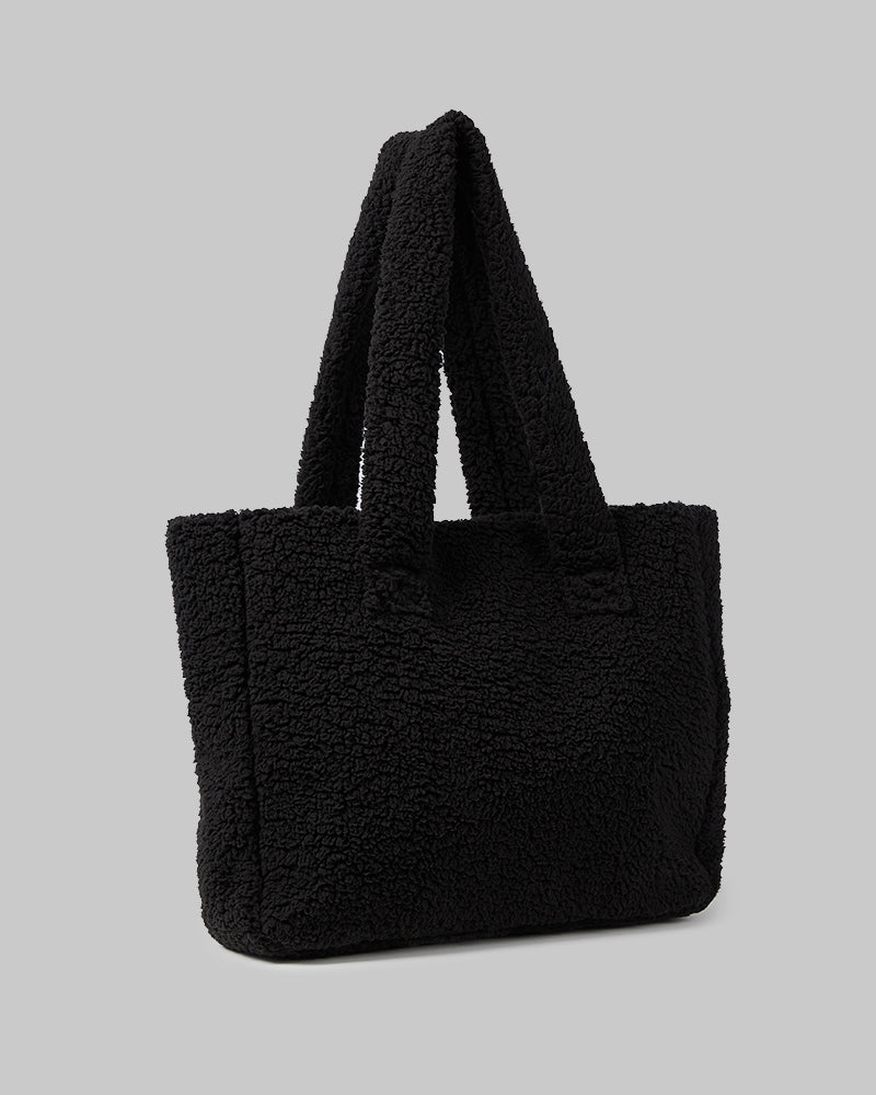 WOMEN'S COZY SHERPA TOTE BAG
