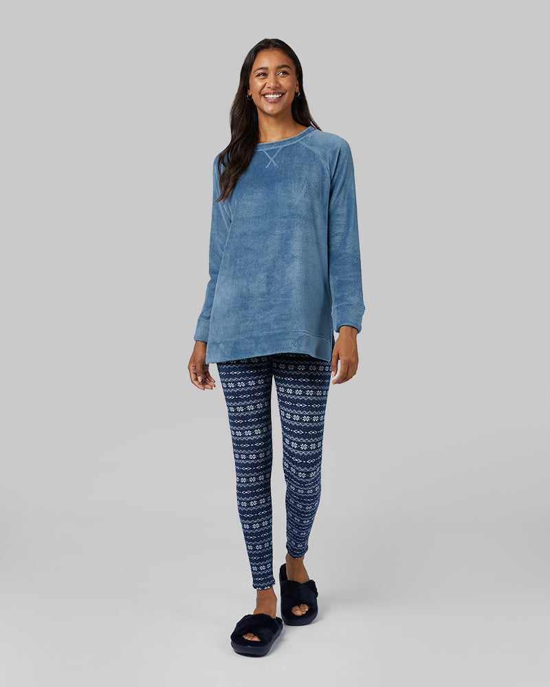 32 Degrees Dress Blue Fair Isle _ Women