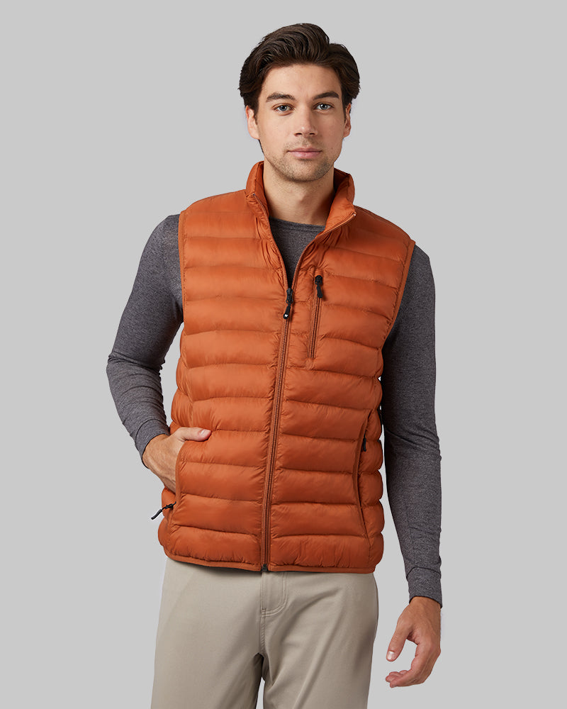 MEN'S LIGHTWEIGHT POLY-FILL PACKABLE VEST