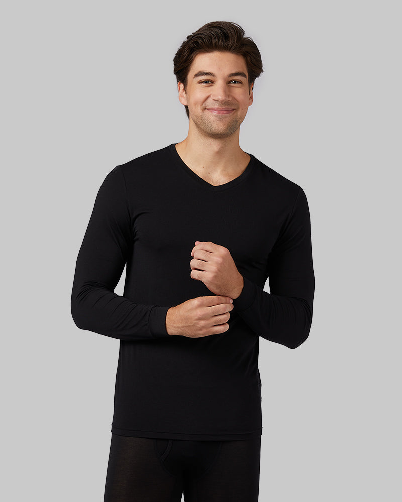 MEN'S LIGHTWEIGHT BASELAYER VNECK TOP