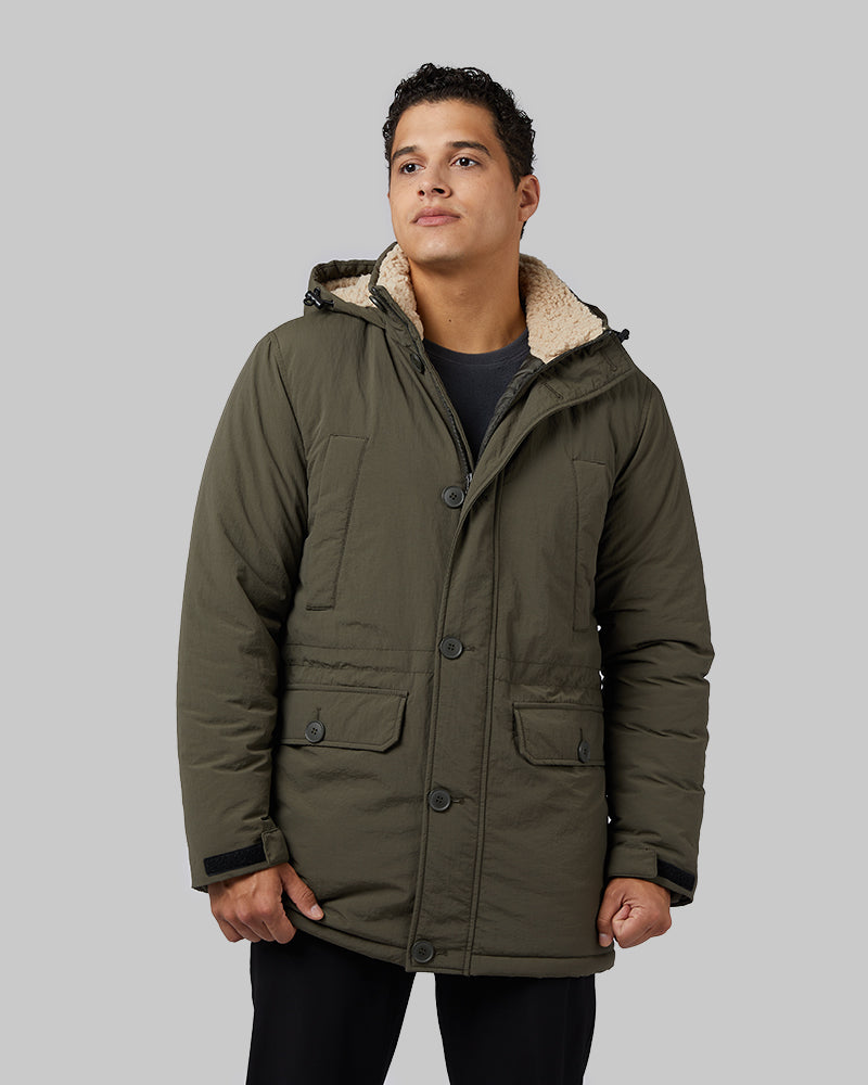 MEN'S COMMUTER TECH SHERPA-LINED PARKA