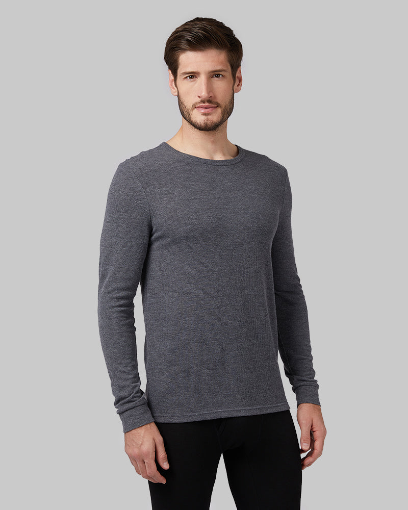 MEN'S MIDWEIGHT WAFFLE BASELAYER CREW TOP