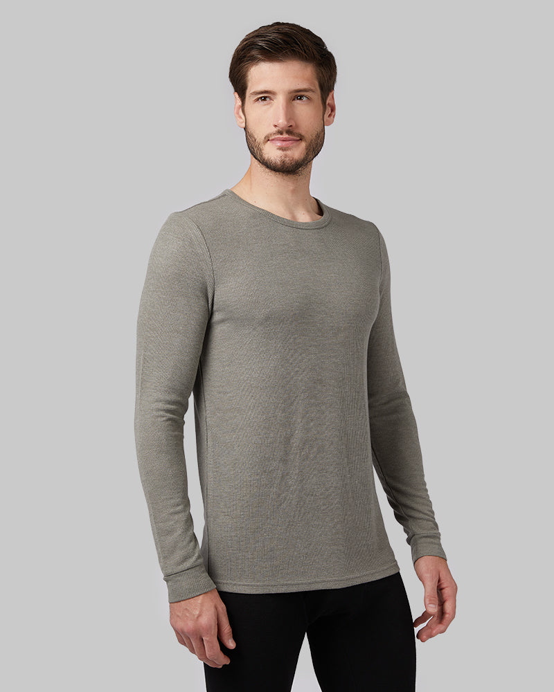 MEN'S MIDWEIGHT WAFFLE BASELAYER CREW TOP