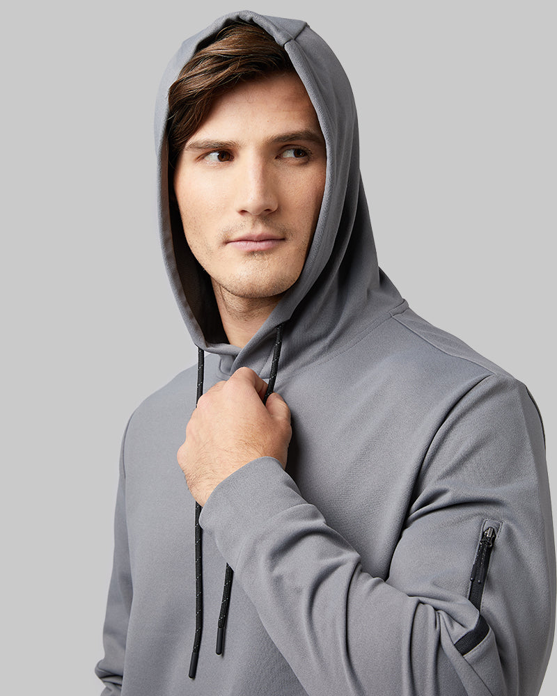 Men's Soft Stretch Terry Pullover Hoodie