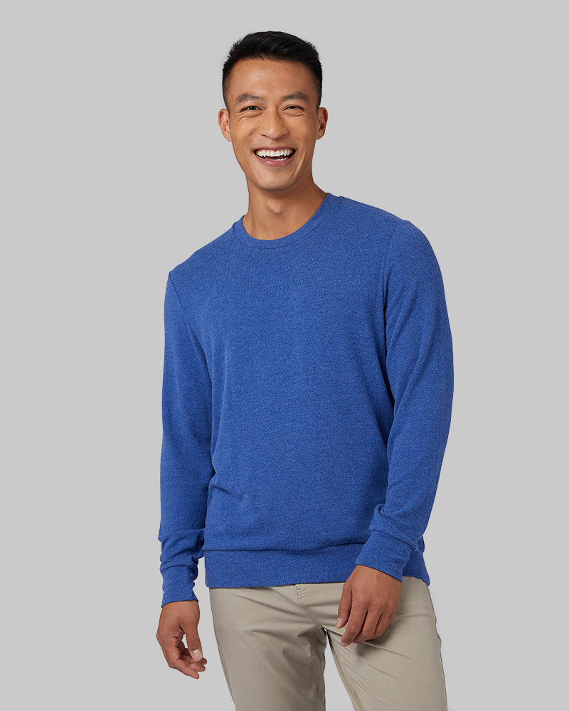 MEN'S SWEATER KNIT CREW TOP