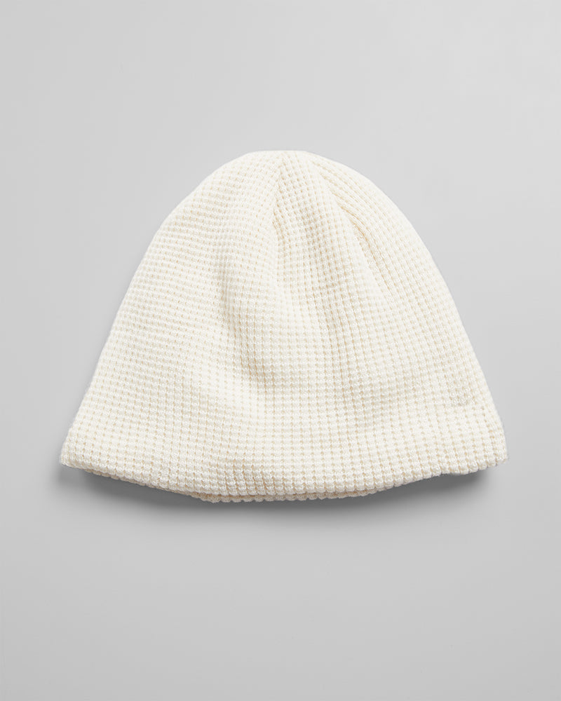 UNISEX WAFFLE SHERPA-LINED BEANIE