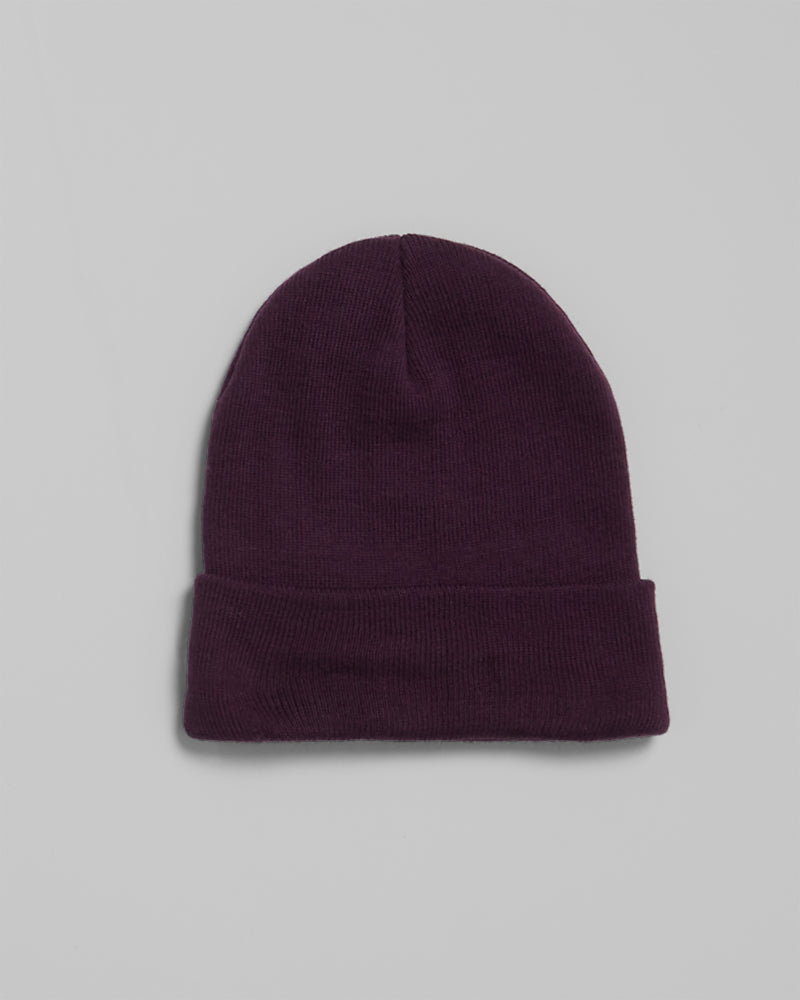 UNISEX RIB KNIT BEANIE