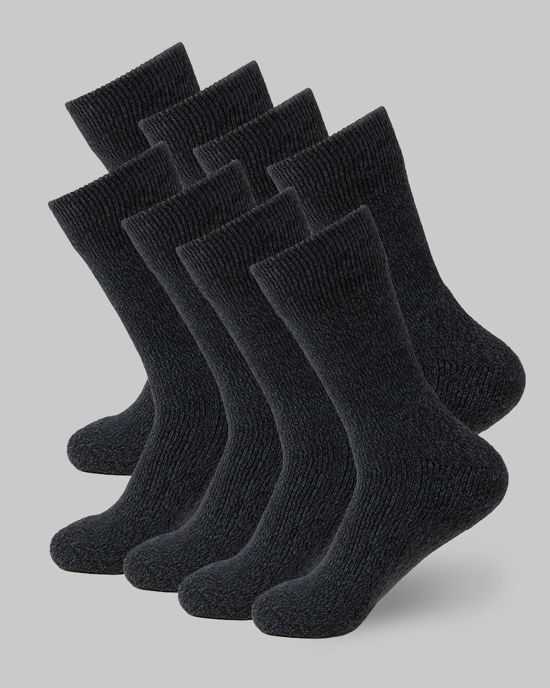 UNISEX 4-PACK THERMAL COMFORT CREW SOCKS