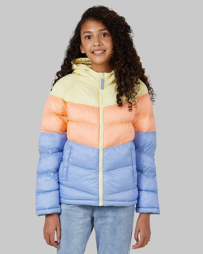 GIRLS' HOODED PUFFER JACKET