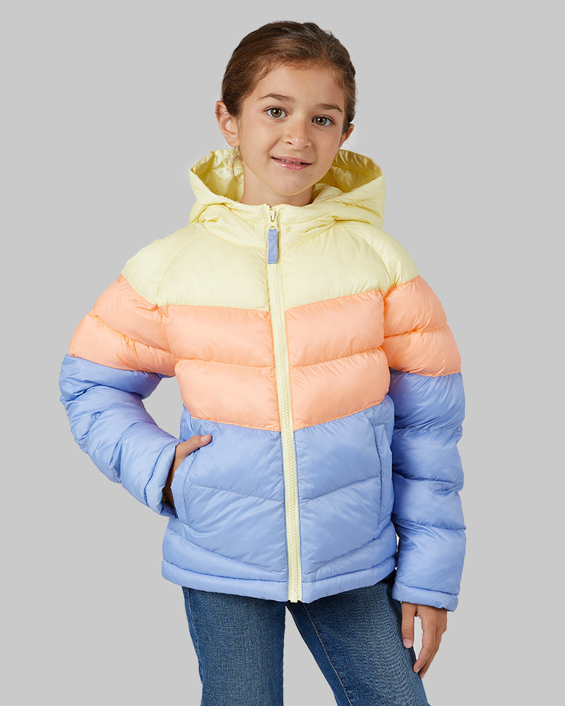 GIRLS' HOODED PUFFER JACKET
