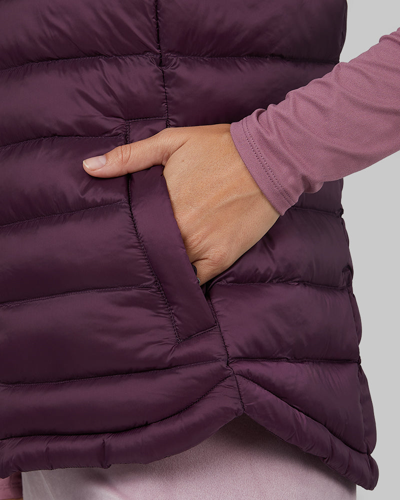 WOMEN'S LIGHTWEIGHT POLY-FILL PACKABLE VEST