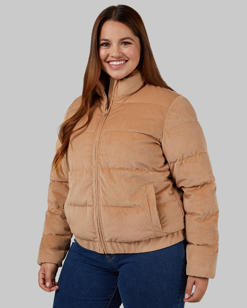 WOMEN'S CORDUROY POLY-FILL JACKET