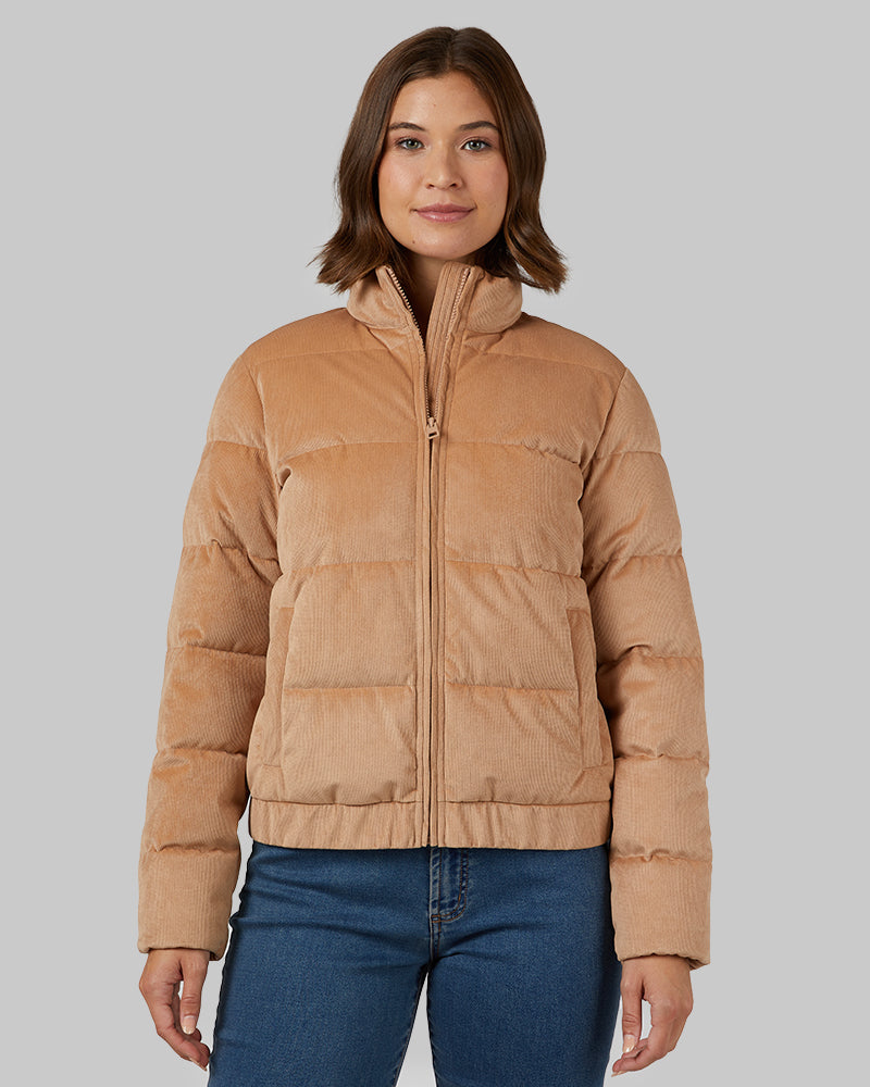 WOMEN'S CORDUROY POLY-FILL JACKET
