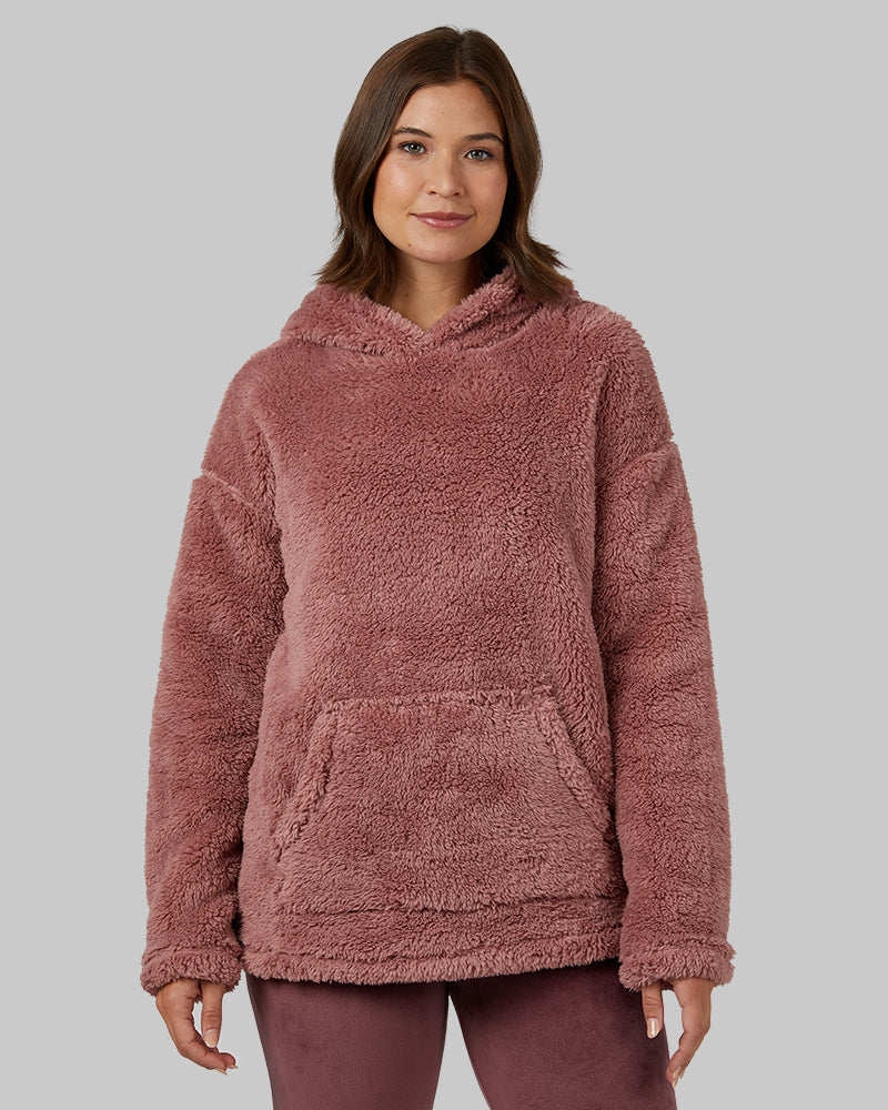 Women's Soft Sherpa Pullover Hoodie