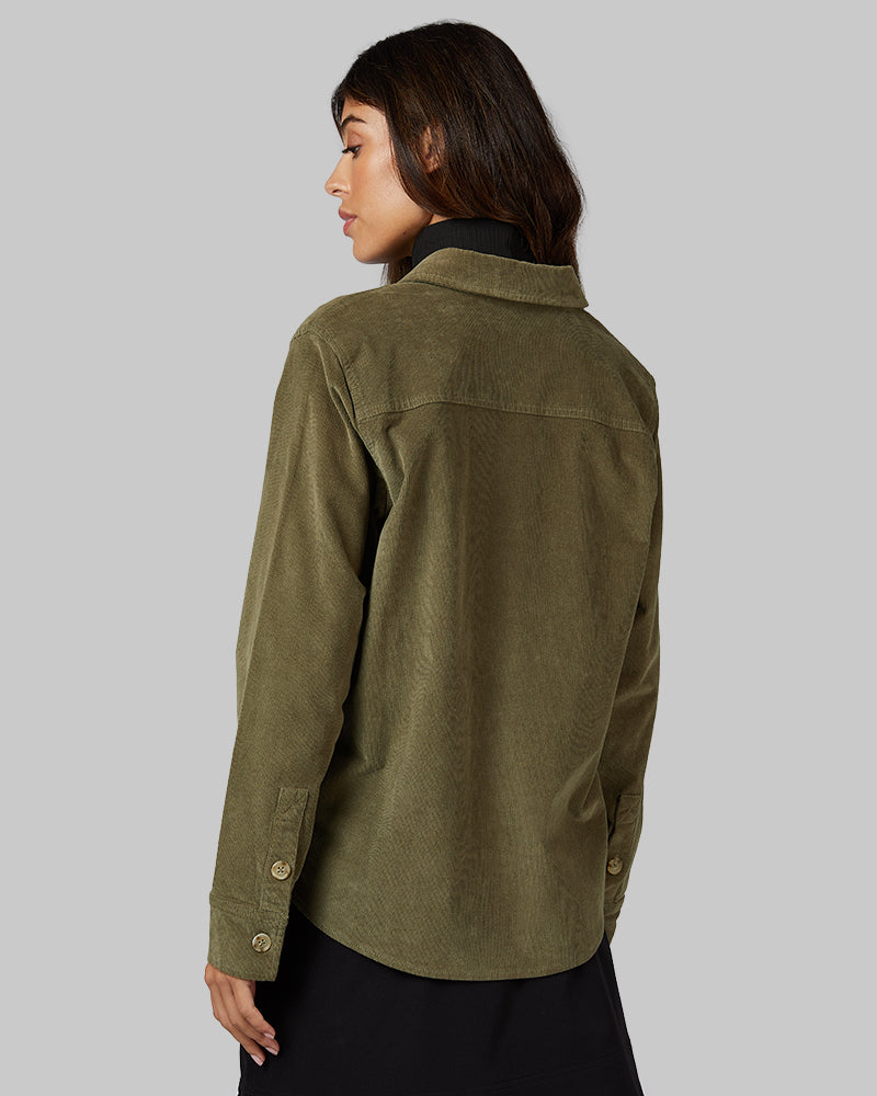 WOMEN'S CORDUROY SHIRT JACKET