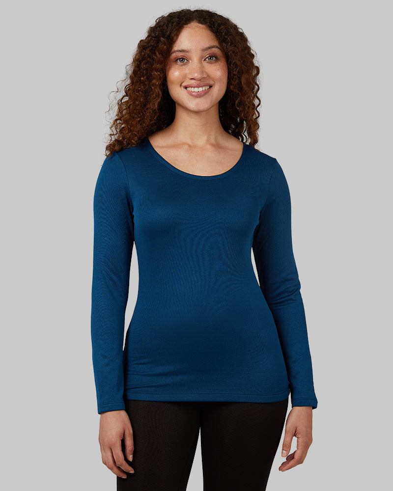 Women's Heavyweight Fleece Baselayer Mock Top