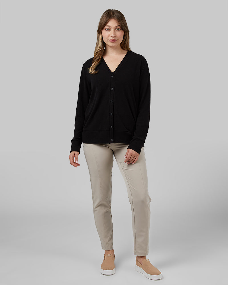 WOMEN'S SOFT SWEATER KNIT CARDIGAN