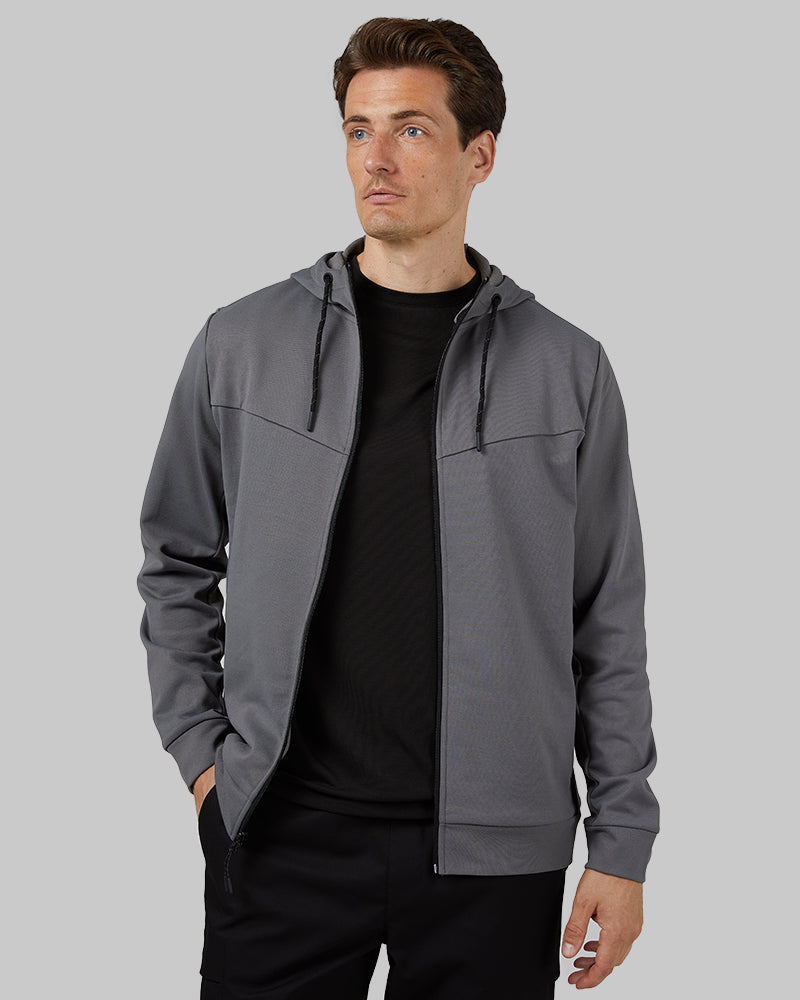 MEN'S SOFT STRETCH TERRY FULL-ZIP HOODIE