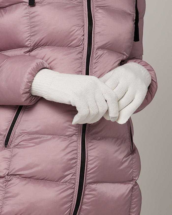 32 Degrees Cream_Basic Knit Gloves {bottom}{right}