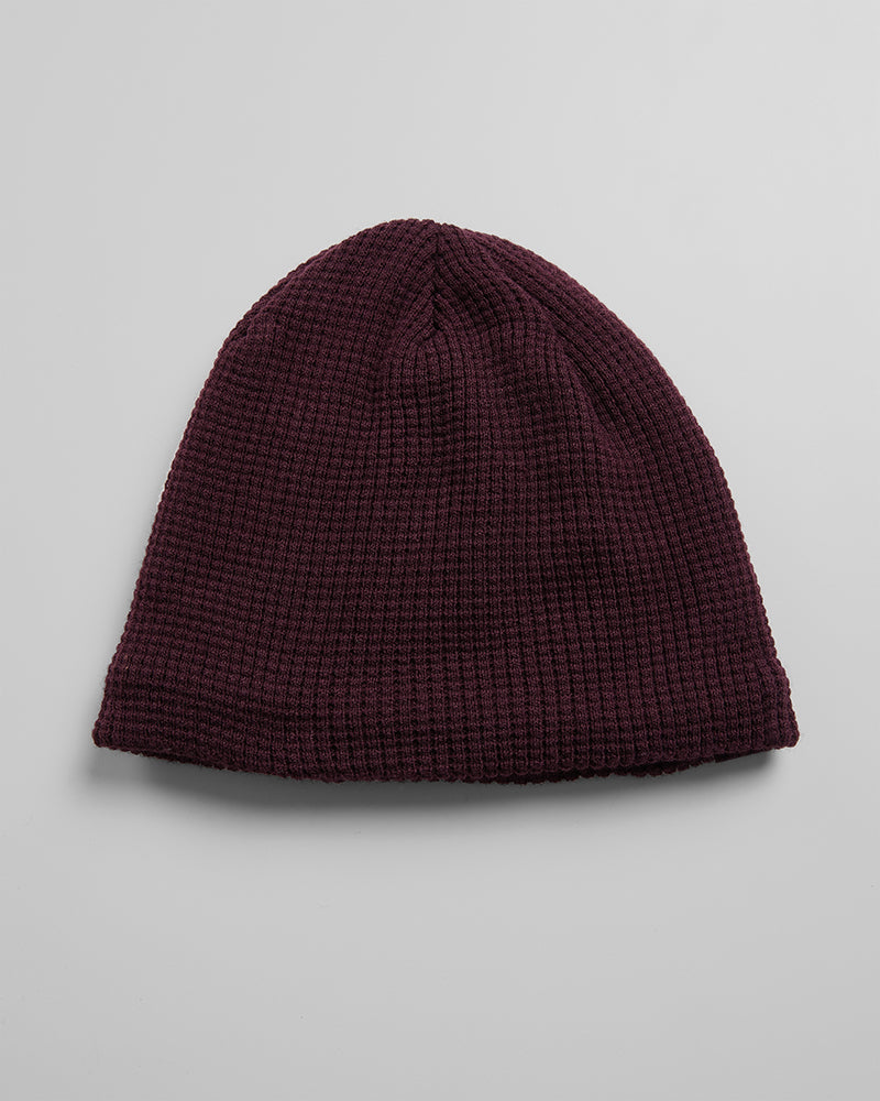 WAFFLE SHERPA-LINED BEANIE