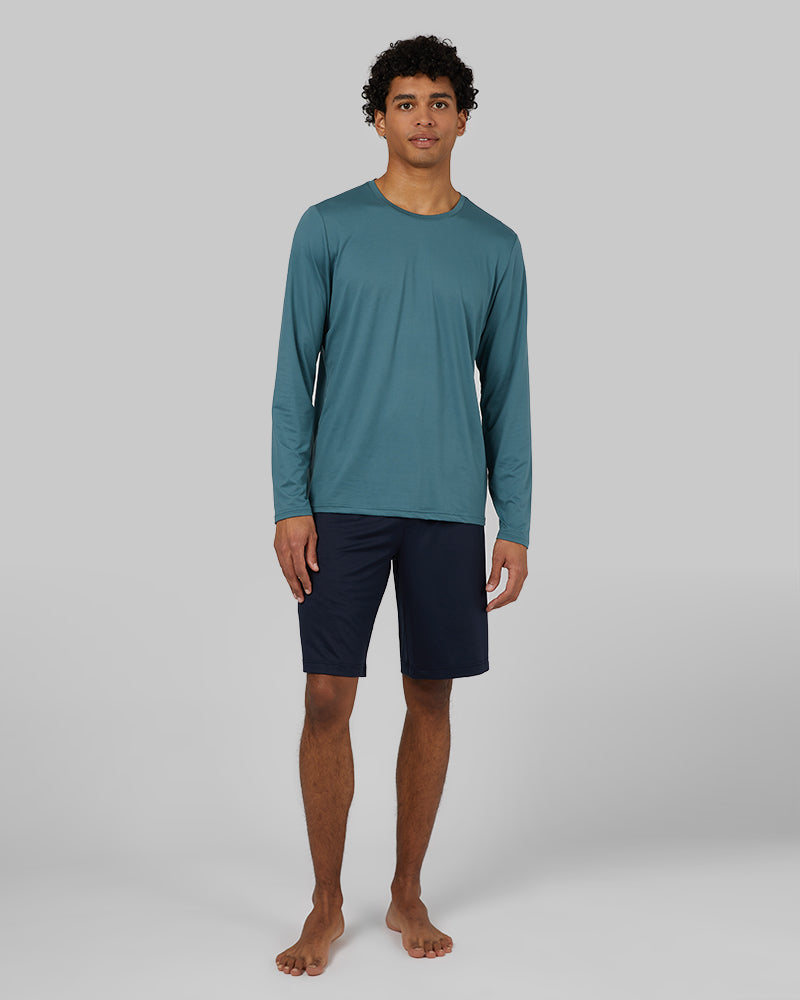 32 Degrees Men's Performance Stretch Flat Front Shorts - Polyester/Spandex, Belt Loops, Multiple Pockets