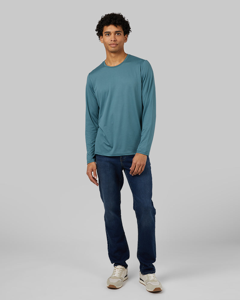32 DEGREES Heat Men's Long Sleeve Crew Neck Tee : : Clothing,  Shoes & Accessories